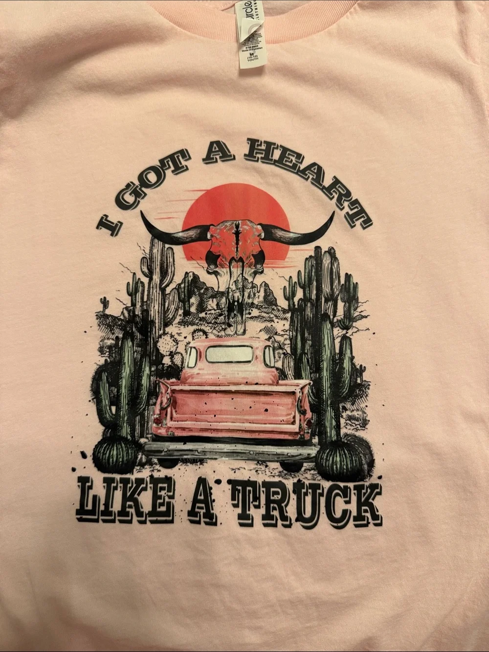 Girls - Lainey Wilson Graphic Truck Tee’s - Pink (2 shades)